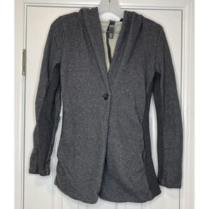 James Perse Women's One Button Cardigan Grey Size 2 Medium